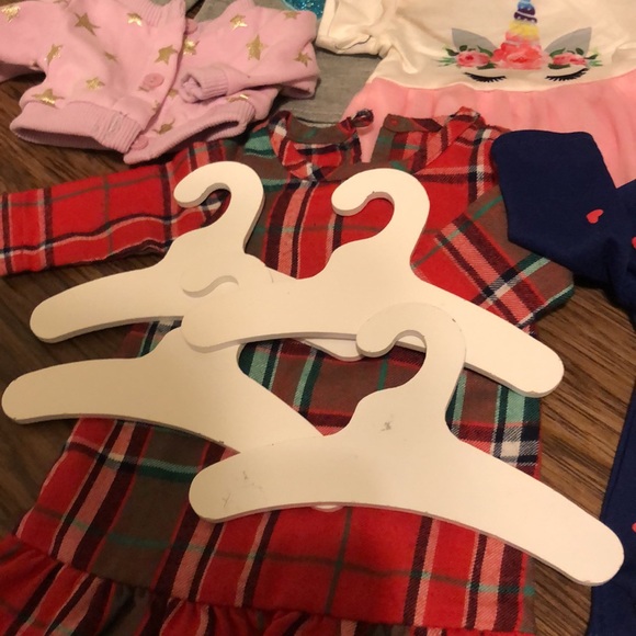 Large doll clothes bundle: nightgown, dress, tunic, cardigan, PJs, dress, tights - Picture 6 of 17